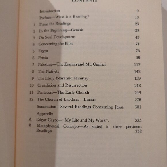 Edgar Cayce's Story of Jesus First American Edition 1969 HC DJ Vtg Jeffrey Hurst - Picture 5 of 10